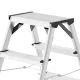 Hailo D60 StandardLine divpusējās kāpnes, 2x7 pakāpieni