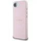 Guess Grained Ring MagSafe vāciņš Apple iPhone 16e, Rozā