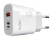 Быстрое сетевое зарядное устройство 45Вт с портами USB-C USB-A Lightning...