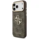 Guess 4G vāciņš iPhone 18 Pro / 17 Pro ar platu siksniņu, brūns