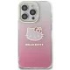 Hello Kitty iPhone 14 Pro Case IML Gradient Electrop Kitty Head, Pink