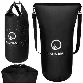 TSUNAMI Waterproof Dry Bag 30L, Black
