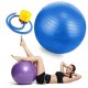 Vingrošanas Fitnesa Bumba 65cm ar Pumpi, Zila | Exercise Fitness Gym Ball