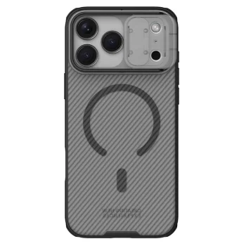 Чехол Nillkin Camshield Pro Magnetic iPhone 17/18 Pro Max, Прозрачный Черный