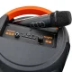 Беспроводной Bluetooth-динамик ABS-8208 с микрофоном и LED, 40 Вт, черный
