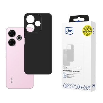 3Mk Protection Matt Case vāciņš Xiaomi Redmi Note 13R 5G / Redmi 13 4G, Melns