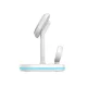 Беспроводное зарядное устройство 3-в-1 Tech-Protect QI15W-A27 с MagSafe, белое
