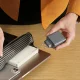 Cuktech 65W GaN tīkla lādētājs 2 x USB-C / 1 x USB-A, pelēks
