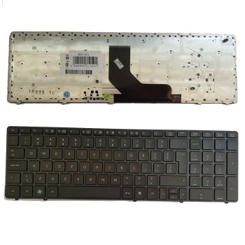 HP ProBook 6560B, 6565B, 6570B Keyboard (US), Black/Silver