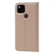 Google Pixel 5a 5G Magnetic PU Leather Phone Stand Card Slot Case Book Cover, Rose Gold | Чехол для...