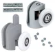 Durvju riteņu komplekts dušas kabīnēm, duškabīnēm, 8 gb., 23mm | Shower Door Wheel Set