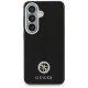 Guess Rhinestone Round Logo MagSafe vāciņš Samsung Galaxy S26, melns