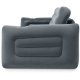 Intex 66552 2-in-1 Inflatable Sofa Bed Queen Size, Gray