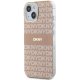 Чехол DKNY для iPhone 15 / 14 / 13 IML Mono & Stripe MagSafe, розовый