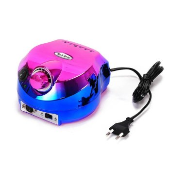 Nail Drill Machine 65W Professional Electric File for Manicure Pedicure, Metallic Pink