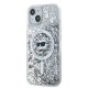 Karl Lagerfeld Liquid Glitter Choupette Head MagSafe Case for iPhone 13 Transparent