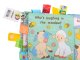 Mīksts Pieskāriena Buklets Sensora Grāmata Mazuļiem Bērniem \"Aita\", Krāsaina | Baby Soft to Touch Sensory...