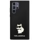 Karl Lagerfeld Samsung Galaxy S24 Ultra vāciņš Silicone NFT Choupette, melns