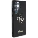 Чехол Guess Fixed Glitter Big 4G Metal Logo для Samsung Galaxy S25 Ultra, черный