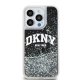 Apple iPhone 15 Pro 6.1\'\' DKNY Liquid Glitter Big Logo Case Cover, Black | Telefona Vāciņš Maciņš Maks Apvalks...