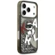 Karl Lagerfeld Liquid Glitter Choupette Logo MagSafe чехол для iPhone 17 Pro Max - Черный
