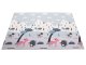 Double-Sided Foam Play Mat Pad for Children 198x177x0.8 cm, City / Forest