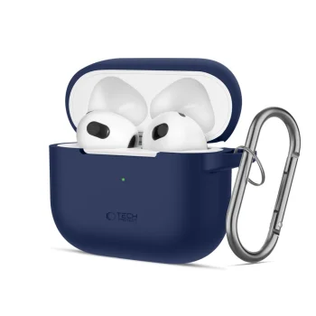 Чехол Tech-Protect Silicone Hook для Apple AirPods 3, синий