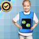 Детская подвижная игра: Жилет-мишень на липучках и мягкие мячи,...