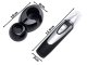 2-in-1 Nose and Ear Trimmer / Beard Styler, Silver/Black