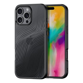 Dux Ducis iPhone 16 Pro Max vāciņš Aimo, melns