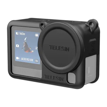 Силиконовый защитный чехол Telesin для DJI Osmo Action 6, черный