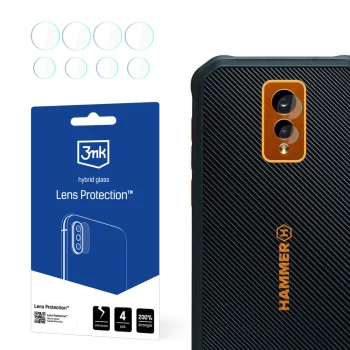 Kameras hibrīda aizsargstikls 3mk Lens Protection viedtālrunim MyPhone Hammer Energy X