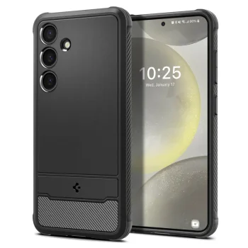 Phone Case Spigen Rugged Armor for Samsung Galaxy S24, Matte Black