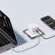 Сетевое зарядное устройство Cuktech AD653W 67W GaN с кабелем USB-C, Белое