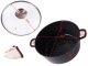 Deep Pot with Lid and Non-Stick Coating, 8 L, with Oven Mitts, Cast Aluminium