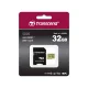 Transcend microSDHC 500S 32 GB UHS-I U3 V30 atmiņas karte ar adapteri