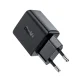 Acefast GaN USB-C lādētājs 30W, PD, QC 3.0, melns (A21)