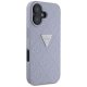 Чехол Guess Hot Stamp 4G Pattern для Apple iPhone 16, Фиолетовый