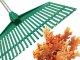 Plastic Garden Rake For Grass Leaves Light Plastic Stem, 40 cm