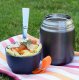 Food Thermos with Folding Spoon, 650 ml