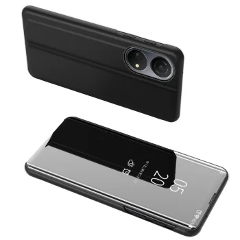 Atverams vāciņš Honor X7 / Honor Play 30 Plus Clear View Case, melns