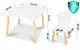 Bērnu galds ar diviem krēsliem Ricokids RC-848 | Table with Two Chairs for Children