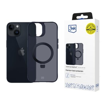 3Mk Protection Smoke Case Mag&Stand vāciņš Apple iPhone 14 Plus, melns