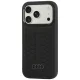 Vāciņš iPhone 18 Pro / 17 Pro Audi Leather Case MagSafe, ādas, melns