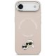 Karl Lagerfeld Karl & Choupette Pins MagSafe vāciņš iPhone, Air Pink