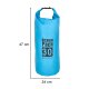 Ūdensnecaurlaidīga Soma Mugursoma Maiss Pārgājieniem Atpūtai Ceļojumiem 30L, Zils | Dry Sack Bag Waterproof...