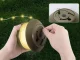Аккумуляторная кемпинговая LED лампа с гирляндой 20м, теплый свет