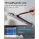 ESR Classic RFID magnētiskais karšu maciņš ar statīvu MagSafe, tumši bordo