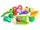 Koka dārzeņi griešanai bērniem 20 elementi ECOTOYS