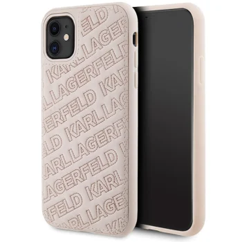 Чехол Karl Lagerfeld для iPhone 11 / XR Quilted K Pattern, розовый